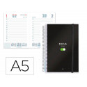 AGENDA ESPIRAL LIDERPAPEL TINOS A5 2026 DIA PAGINA DESIGN 1 PAPEL 70 GR