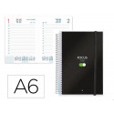 AGENDA ESPIRAL LIDERPAPEL TINOS A6 2026 DIA PAGINA DESIGN 1 PAPEL 70 GR