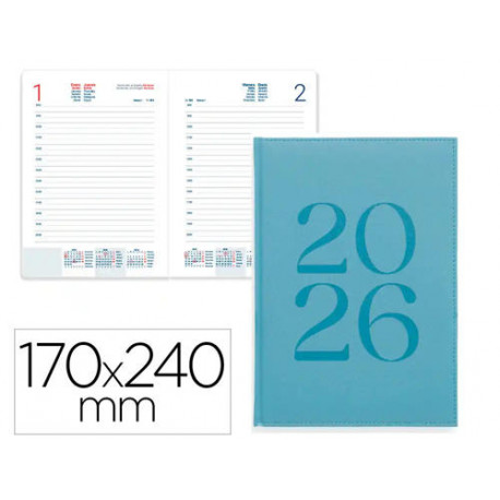 AGENDA ENCUADERNADA LIDERPAPEL CRETA 170X240 MM 2026 DIA PAGINA NEW COLOR PAPEL 70 GR AGENDA ENCUADERNADA LIDERPAPEL CRETA 170X240 MM 2026 DIA PAGINA NEW COLOR PAPEL 70 GR