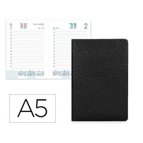 AGENDA ENCUADERNADA LIDERPAPEL LIPSI A5 2026 DIA PAGINA DESIGN 3 PAPEL 70 GR AGENDA ENCUADERNADA LIDERPAPEL LIPSI A5 2026 DIA PAGINA DESIGN 3 PAPEL 70 GR