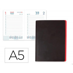 AGENDA ENCUADERNADA LIDERPAPEL SIFNOS A5 2026 DESIGN 2 PAPEL 70 GR