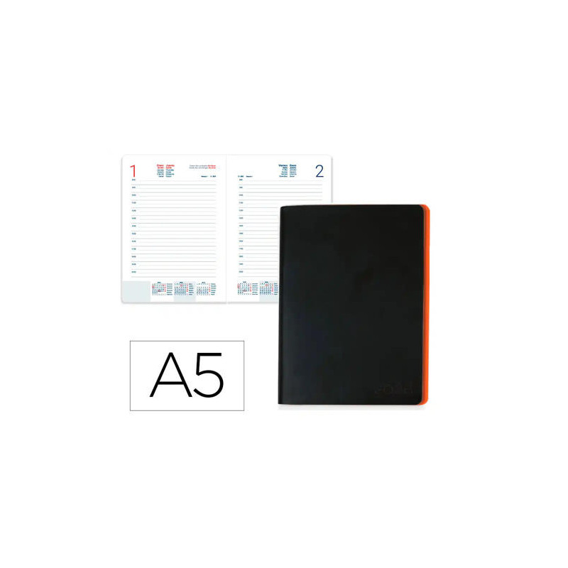 AGENDA ENCUADERNADA LIDERPAPEL SIFNOS A5 2026 DESIGN 3 PAPEL 70 GR