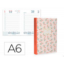 AGENDA ENCUADERNADA LIDERPAPEL NOMI A6 2026 DIA PAGINA DESIGN 2 PAPEL 70 GR