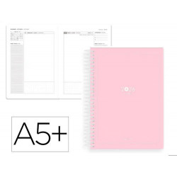 AGENDA ESPIRAL ANTARTIK A5+ 2026 DIA PAGINA BASIC PAPEL 80 GR