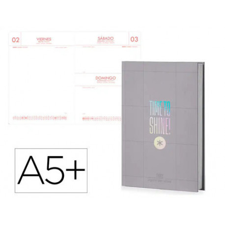 AGENDA ENCUADERNADA ANTARTIK A5+ 2026 DIA PAGINA SIMIL PIEL PAPEL 80 GR AGENDA ENCUADERNADA ANTARTIK A5+ 2026 DIA PAGINA SIMIL PIEL PAPEL 80 GR