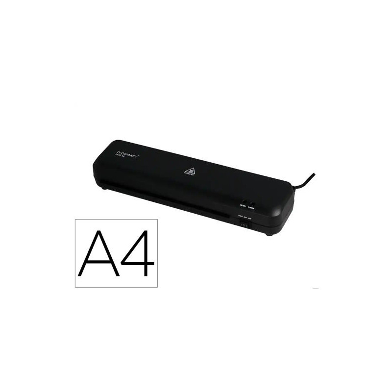 PLASTIFICADORA Q-CONNECT COMPACTA KF19061 DIN A4 PLASTIFICADO CALIENTE/FRIO LUCES READY/POWER 2 RODI