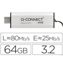 MEMORIA USB Q-CONNECT FLASH DRIVE 64 GB 3.2 TIPO C