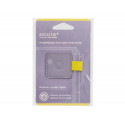 PORTABOLIGRAFO AUTOADHESIVO ANTARTIK PARA CUADERNO NOTE CON ELASTICO HASTA 15 MM GROSOR 80 MM MORADO