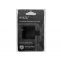 PORTABOLIGRAFO AUTOADHESIVO ANTARTIK PARA CUADERNO NOTE CON ELASTICO HASTA 15 MM GROSOR 80 MM NEGRO