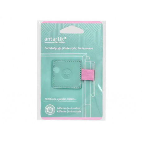 PORTABOLIGRAFO AUTOADHESIVO ANTARTIK PARA CUADERNO NOTE CON ELASTICO HASTA 15 MM GROSOR 80 MM TURQUE PORTABOLIGRAFO AUTOADHESIVO ANTARTIK PARA CUADERNO NOTE CON ELASTICO HASTA 15 MM GROSOR 80 MM TURQUE
