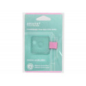 PORTABOLIGRAFO AUTOADHESIVO ANTARTIK PARA CUADERNO NOTE CON ELASTICO HASTA 15 MM GROSOR 80 MM TURQUE