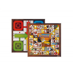 PARCHIS CON OCA FOURNIER 4 JUGADORES 40X40 CM