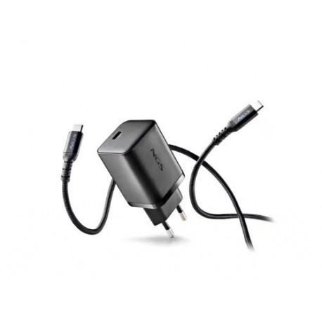 CARGADOR GAN NGS DE PARED ULTRARAPIDO PARA PORTATIL DE 65W CON SALIDA TIPO USB-C Y CABLE USB-C A USB CARGADOR GAN NGS DE PARED ULTRARAPIDO PARA PORTATIL DE 65W CON SALIDA TIPO USB-C Y CABLE USB-C A USB