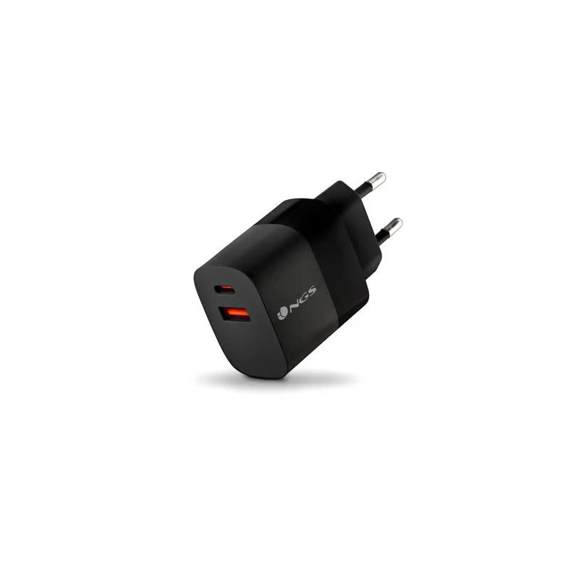 CARGADOR GAN NGS DE PARED ULTRARAPIDO PARA PORTATIL DE 33W CON 2 PUERTOS USB-C + USB-A