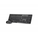 SET TECLADO Y RATON NGS INALAMBRICOS 2.4GHZ USB COLOR NEGRO
