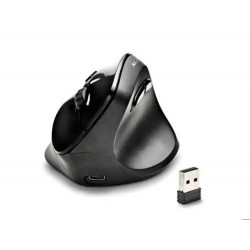 RATON NGS EVO MOKSHA INALAMBRICO OPTICO 800/1200/1800/2400 DPI ERGONOMICO VERTICAL COLOR