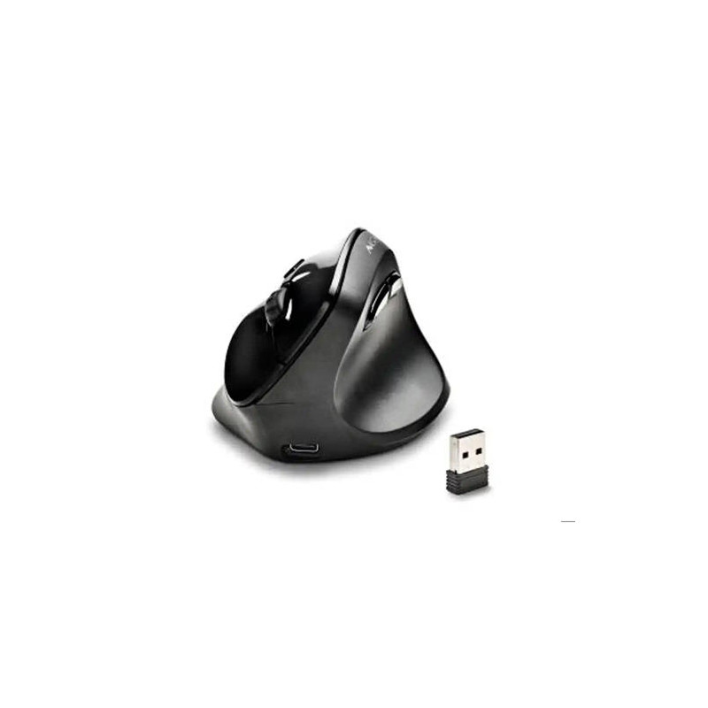 RATON NGS EVO MOKSHA INALAMBRICO OPTICO 800/1200/1800/2400 DPI ERGONOMICO VERTICAL COLOR