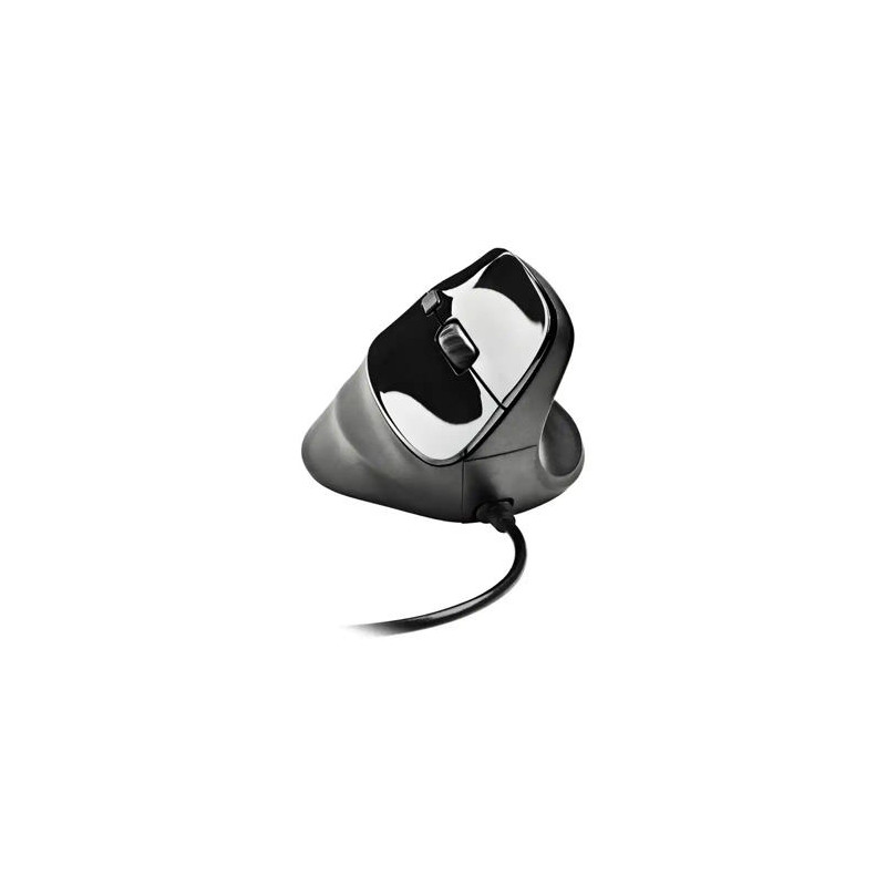 RATON NGS SAMSARA OPTICO 800/1600/2400/3200 DPI ERGONOMICO Y SILENCIOSO CON SENSOR LASER COLOR NEGRO