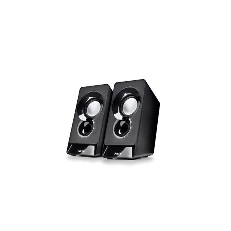 ALTAVOZ NGS SB10 PARA PC 12W ESTEREO USB ENTRADA JACK 3,5 MM COLOR NEGRO