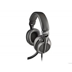 AURICULARES NGS VOX805 CON CABLE ESTEREO USB-C CON CONTROL DE VOLUMEN Y ADAPTADOR USB COLOR NEGRO
