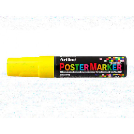 ROTULADOR ARTLINE POSTER MARKER EPP-12 PUNTA RECTANGULAR 12 MM COLOR AMARILLO FLUOR