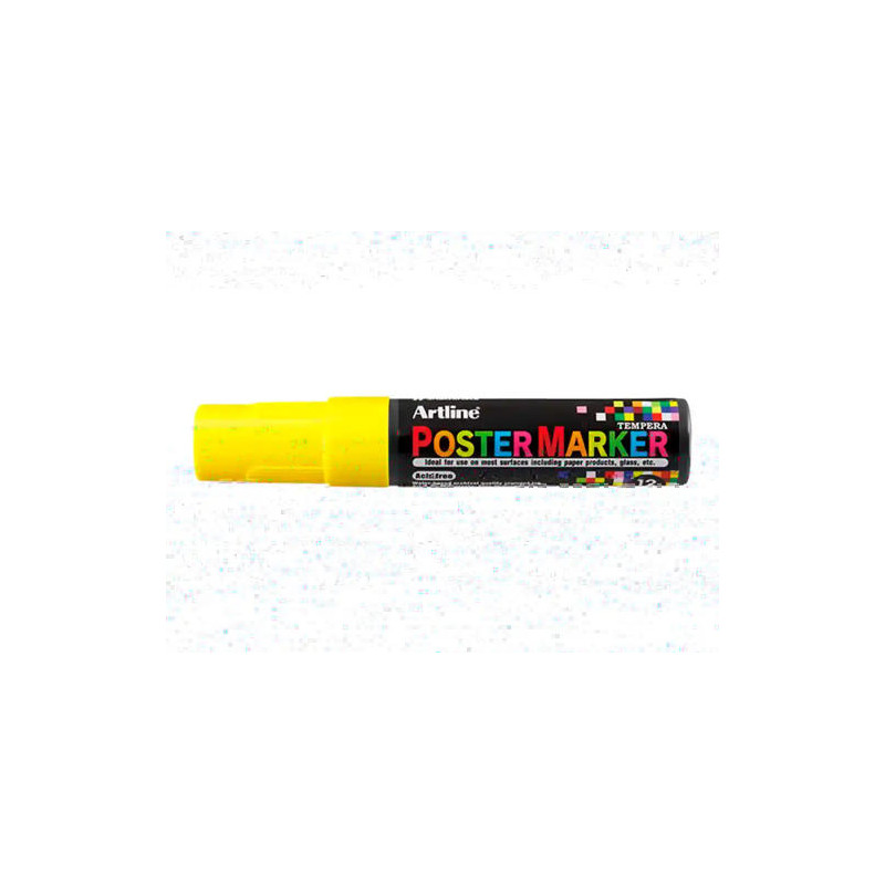 ROTULADOR ARTLINE POSTER MARKER EPP-12 PUNTA RECTANGULAR 12 MM COLOR AMARILLO FLUOR