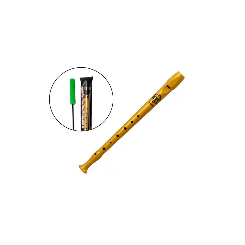 FLAUTA HOHNER THE MAGIC FLUTE COLOR DORADO EDICION ESPECIAL CON APP PARA APRENDER Y JUGAR