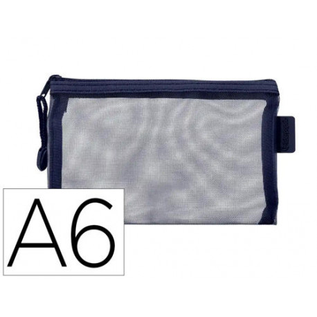 BOLSA ZIPPER BAG LIDERPAPEL POLIESTER TRANSPIRABLE MULTIUSOS DIN A6 AZUL MARINO BOLSA ZIPPER BAG LIDERPAPEL POLIESTER TRANSPIRABLE MULTIUSOS DIN A6 AZUL MARINO