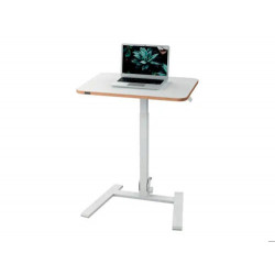 MESA LEITZ ERGO PEQUEÑA PLEGABLE REGULABLE EN ALTURA HASTA 109 CM COLOR BLANCO 460X740X650 MM