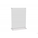 EXPOSITOR SOBREMESA MAUL VISION ACRILICO DIN A6 118X47X170 MM