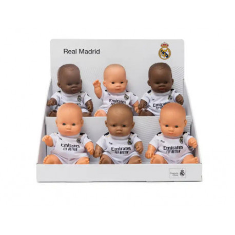 MUÑECO MINILAND REAL MADRID EXPOSITOR DE 12 UNIDADES SURTIDAS