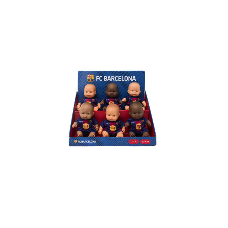 MUÑECO MINILAND FC. BARCELONA EXPOSITOR DE 12 UNIDADES SURTIDAS