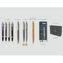 LOTE PARKER NAVIDAD 2025 CONTENIDO 4 PARKER IM CORE+2 JOTTER XL+12 RECAMBIOS+REGALO:2 JOTTER CORE RE
