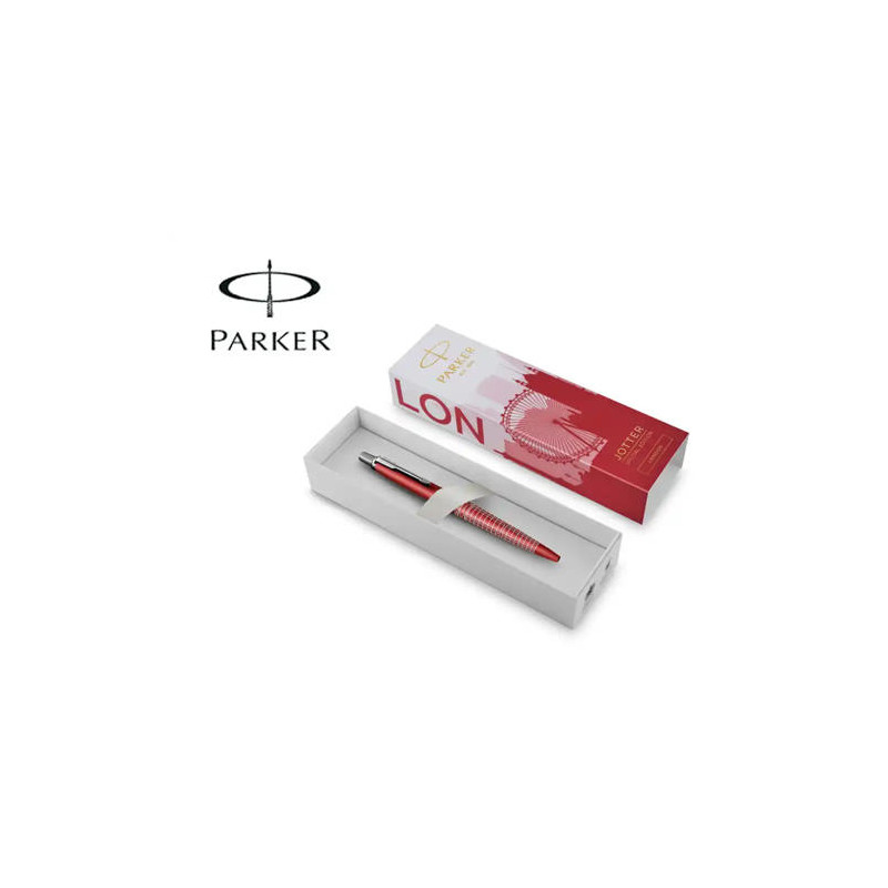 BOLIGRAFO PARKER JOTTER EDICION ESPECIAL GLOBAL ICONOS LONDRES ROJO