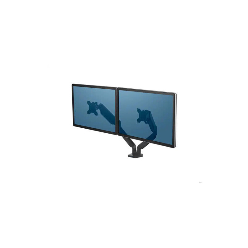 BRAZO PARA MONITOR FELLOWES PLATINUM AJUSTABLE EN ALTURA PARA DOS PANTALLAS NORMATIVA VESA HASTA 10 