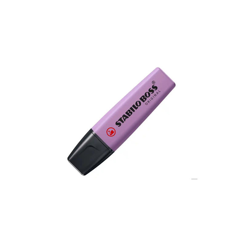 ROTULADOR STABILO BOSS FLUORESCENTE NATURE COLORS WILDFLOWER EDITION COLOR LILA GRISACEO