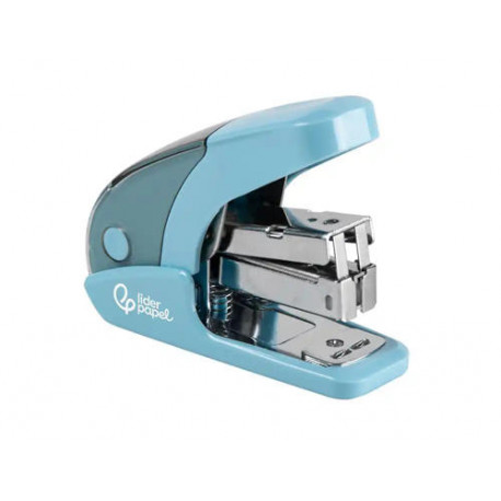 GRAPADORA LIDERPAPEL MICRO CON REGALO DE CAJA DE 1000 GRAPAS 24/6 26/6 CAPACIDAD 20 HOJAS CELESTE GRAPADORA LIDERPAPEL MICRO CON REGALO DE CAJA DE 1000 GRAPAS 24/6 26/6 CAPACIDAD 20 HOJAS CELESTE