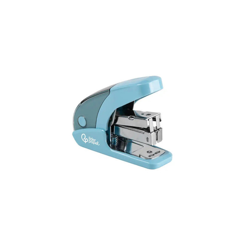 GRAPADORA LIDERPAPEL MICRO CON REGALO DE CAJA DE 1000 GRAPAS 24/6 26/6 CAPACIDAD 20 HOJAS CELESTE GRAPADORA LIDERPAPEL MICRO CON REGALO DE CAJA DE 1000 GRAPAS 24/6 26/6 CAPACIDAD 20 HOJAS CELESTE
