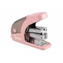 GRAPADORA LIDERPAPEL MICRO CON REGALO DE CAJA DE 1000 GRAPAS 24/6 26/6 CAPACIDAD 20 HOJAS ROSA