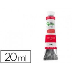 PINTURA AL OLEO LIDERPAPEL TUBO DE ALUMINIO DE 20 ML COLOR ROJO PIRROL