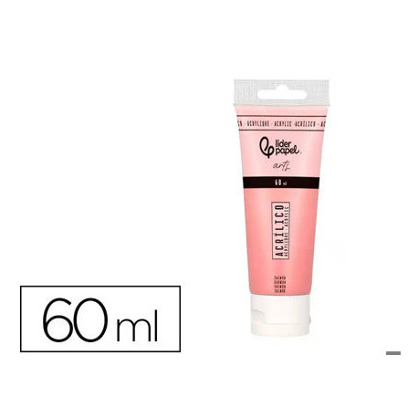 PINTURA ACRILICA LIDERPAPEL TUBO DE PLASTICO DE 60 ML COLOR SALMON