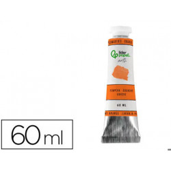 PINTURA GOUACHE/TEMPERA LIDERPAPEL TUBO DE ALUMINIO DE60 ML COLOR NARANJA PERMANENTE