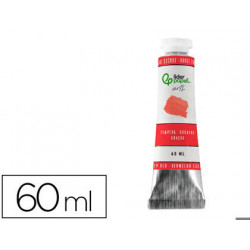 PINTURA GOUACHE/TEMPERA LIDERPAPEL TUBO DE ALUMINIO DE 60 ML COLOR ROJO OSCURO