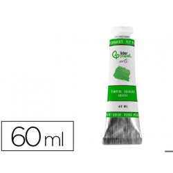 PINTURA GOUACHE/TEMPERA LIDERPAPEL TUBO DE ALUMINIO DE60 ML COLOR VERDE PERMANENTE