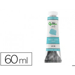 PINTURA GOUACHE/TEMPERA LIDERPAPEL TUBO DE ALUMINIO DE 60 ML COLOR AZUL TURQUESA