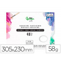 PALETAS DE PAPEL DESECHABLES LIDERPAPEL PARA PINTURA 40 HOJAS GRAMAJE 58G/M2 CON AGUJERO PARA PULGAR