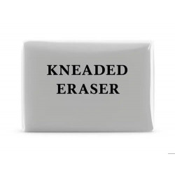 GOMA DE BORRAR MALEABLE LIDERPAPEL PARA CARBONCILLO 35X25X6 MM