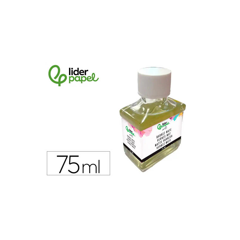 BARNIZ ACABADO MATE LIDERPAPEL PARA PINTURA BOTE DE 75 ML