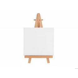 MINI LIENZO CON CABALLETE LIDERPAPEL 8X10 CM GRAMAJE 280G/M2 CERTIFICADO FSC