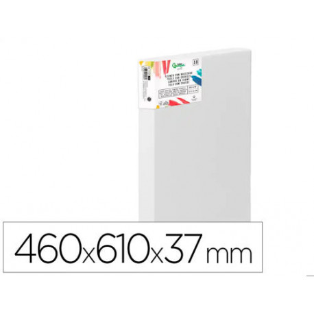 BASTIDOR 3D EXTRAGRUESO LIDERPAPEL 12P GRAPADO PARTE TRASERA ALGODON 100% 46X61 CM GRAMAJE 380G/M2 C